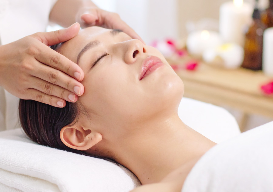 ピュアホワイトハーブ施術写真