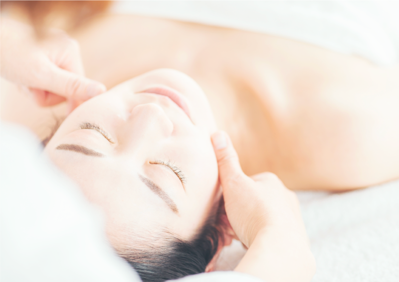 コルギの施術写真